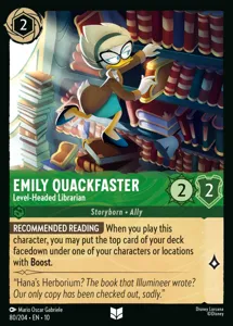 Emily Quackfaster - Level-Headed Librarian