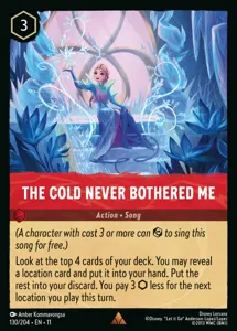 The Cold Never Bothered Me