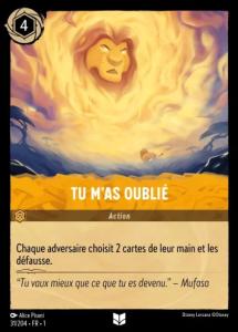 Tu m’as oublié