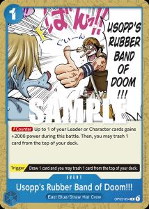 Usopp's Rubber Band of Doom!!!