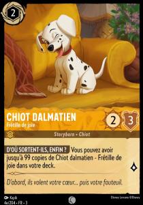 Chiot Dalmatien - Frétille de joie