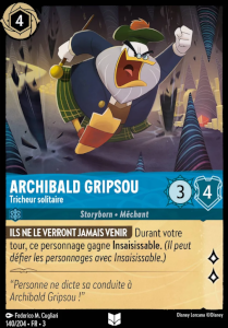 Archibald Gripsou - Tricheur solitaire
