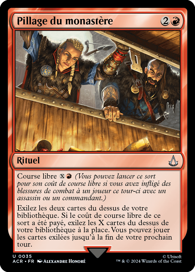 Pillage du monastère (Français)