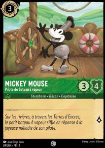 Mickey Mouse - Pilote de bateau à vapeur