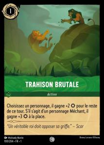 Trahison brutale