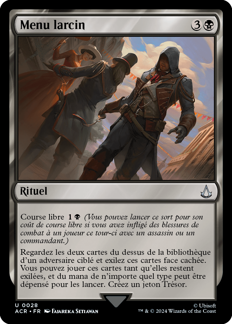 Menu larcin (Français)