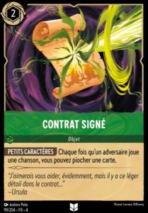 Contrat signé