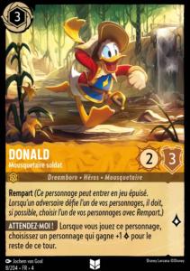 Donald Duck - Mousquetaire soldat