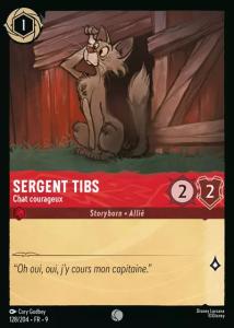 Sergent Tibs - Chat courageux