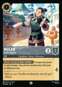 Mulan - Soldat déguisé