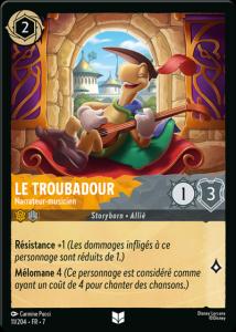 Le Troubadour - Narrateur-musicien