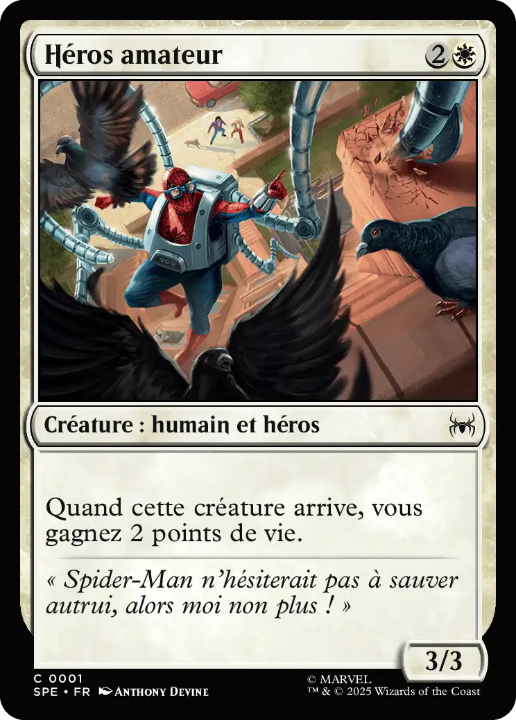 Héros amateur (Française)