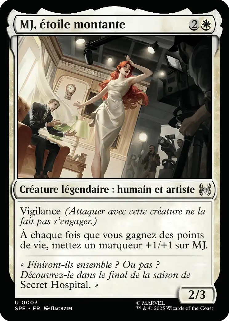 MJ, étoile montante (Française)