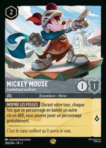 Mickey Mouse - Combattant exaltant 