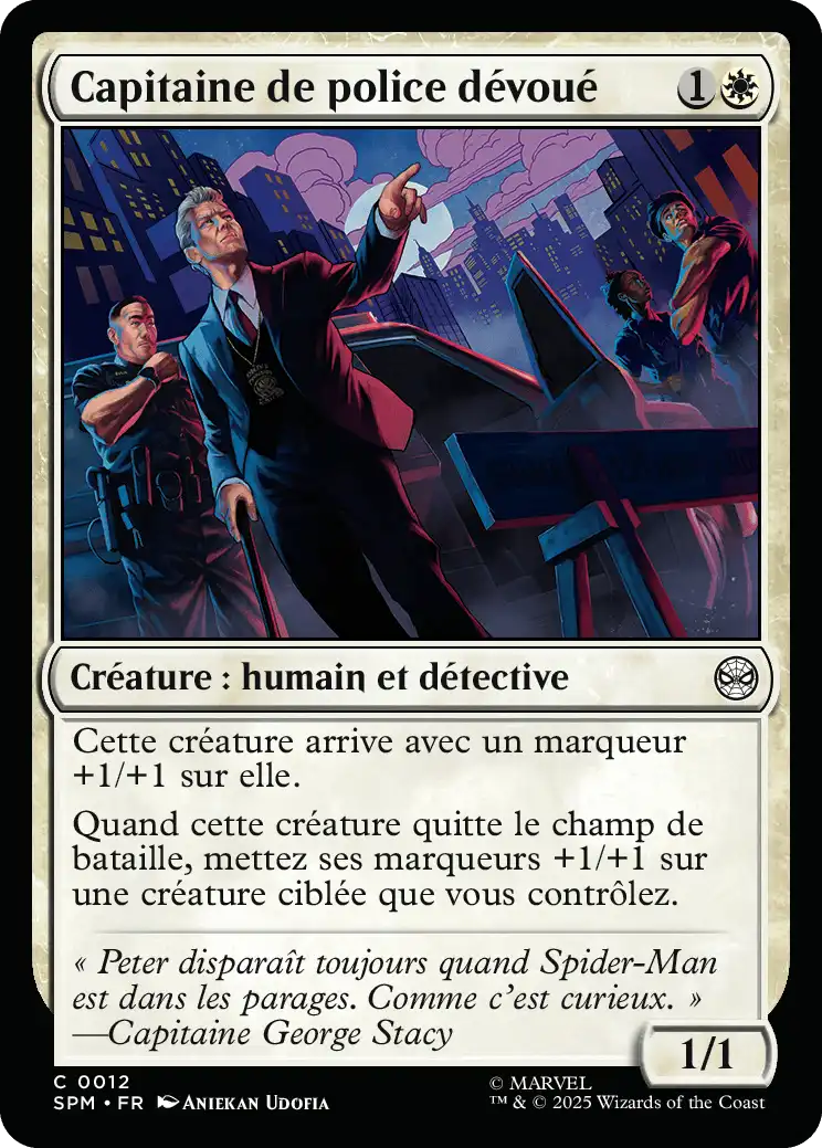 Capitaine de police dévoué (Française)