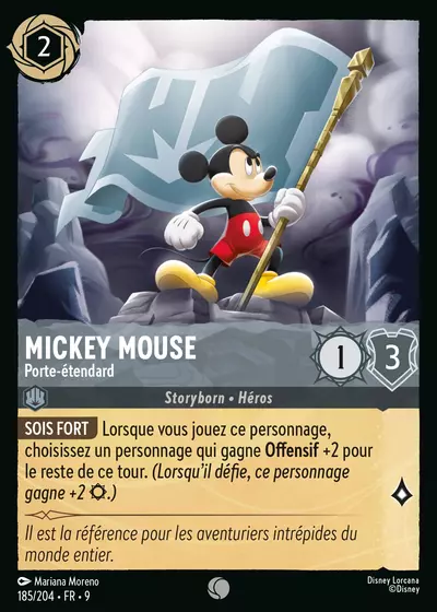Mickey Mouse - Porte-étendard (Française)