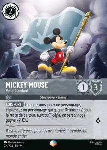 Mickey Mouse - Porte-étendard