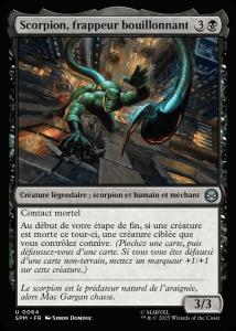 Scorpion, frappeur bouillonnant