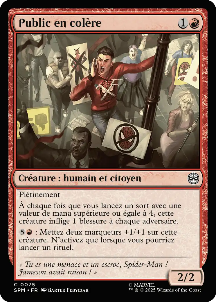 Public en colère (Française)