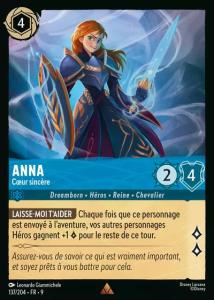 Anna, Cœur sincère