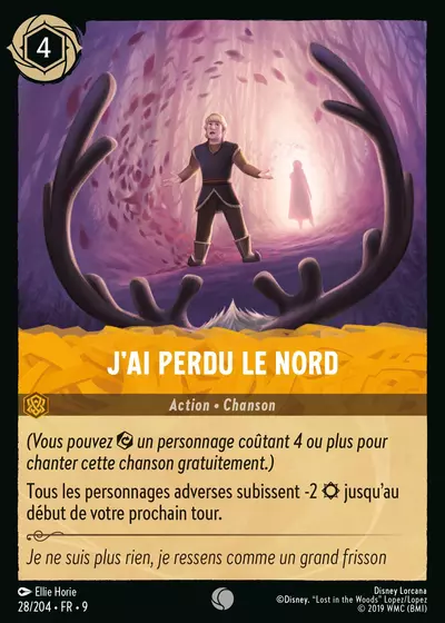 J'ai perdu le Nord (Française)