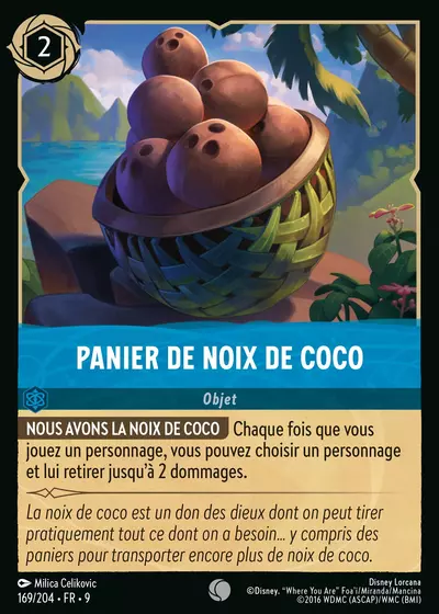Panier de Noix de Coco (Française)