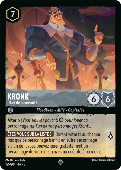 Kronk - Chef de la sécurité (Française)