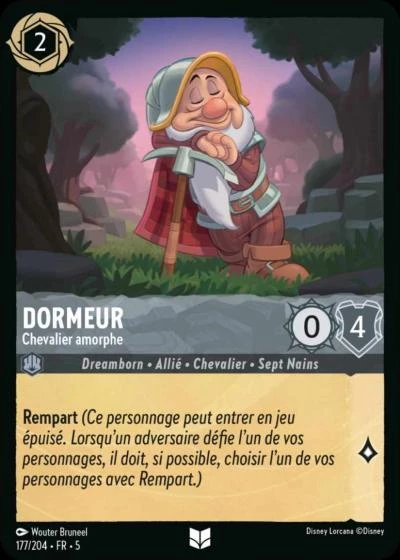 Dormeur - Chevalier amorphe (Française)