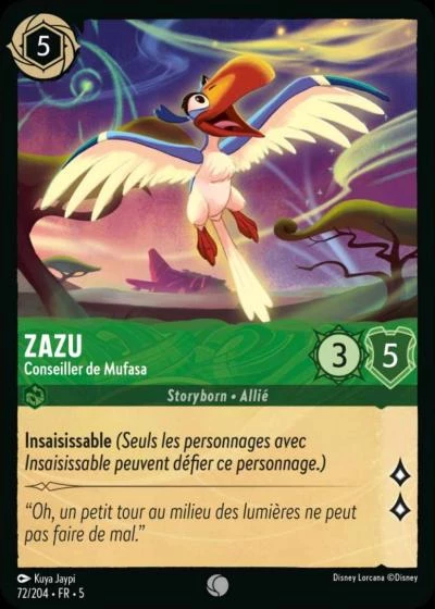 Zazu - Conseiller de Mufasa (Française)
