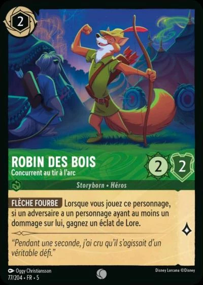 Robin des Bois - Concurrent au tir à l'arc (Française)