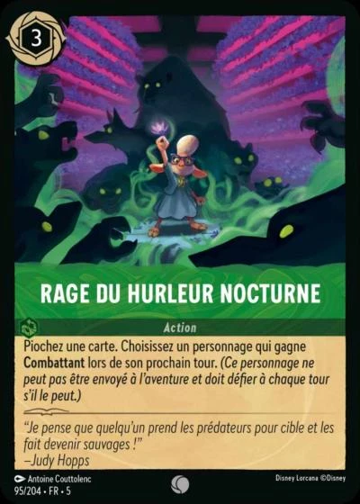 Rage du hurleur nocturne (Française)