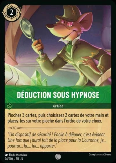 Déduction sous hypnose (Française)