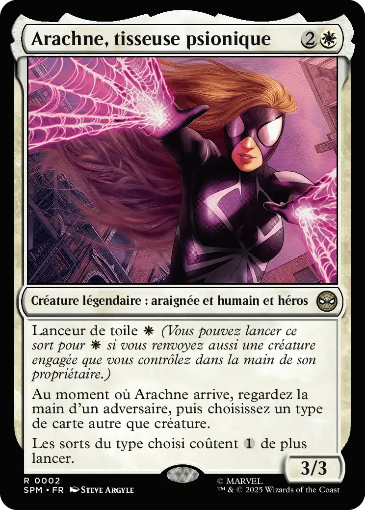 Arachne, tisseuse psionique (Française)