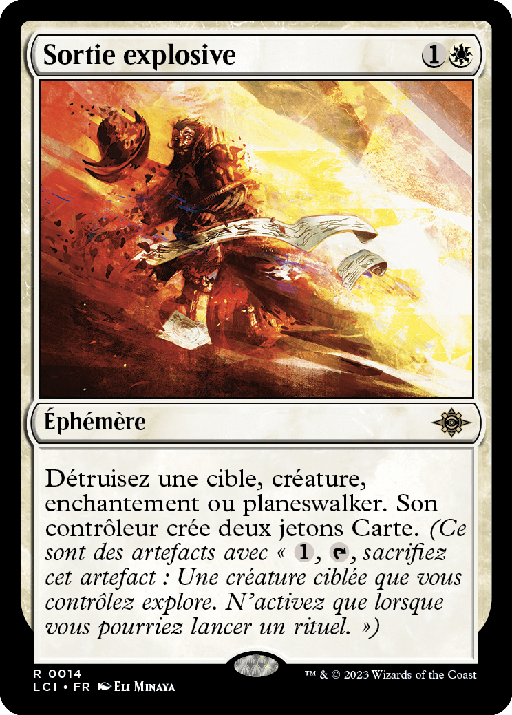 Sortie explosive (Française)