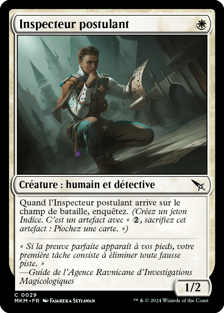 Inspecteur postulant (Française)