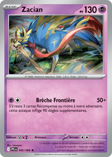 Zacian (Française (Non Holo))