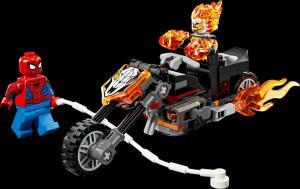 Spider-man contre Ghost Rider et sa moto