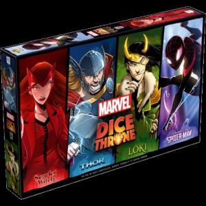 Marvel Dice Throne - Scarlet Witch, Thor, Loki, Spider-Man