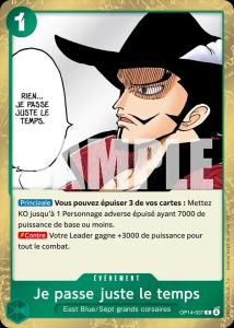 Je passe juste le temps