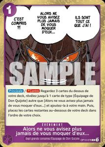 Alors ne vous avisez plus jamais de vous moquer d'eux...