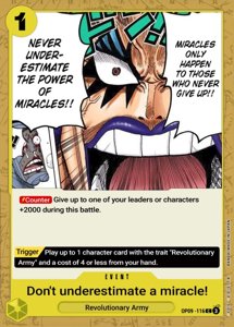 Never Underestimate the Power of Miracles!!