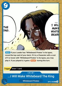 I Will Make Whitebeard the King of the Pirates