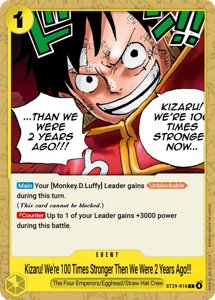 Kizaru!! Compared to Two Years Ago We're a Hundred Times Stronger Now!!
