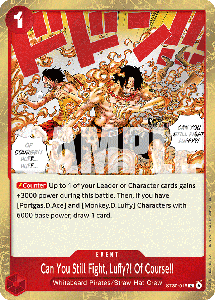 Can You Still Fight, Luffy?! Of Course!!